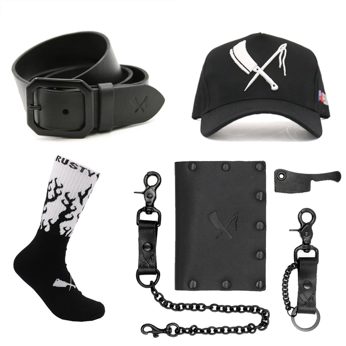 Murdered Out Leather Bundle